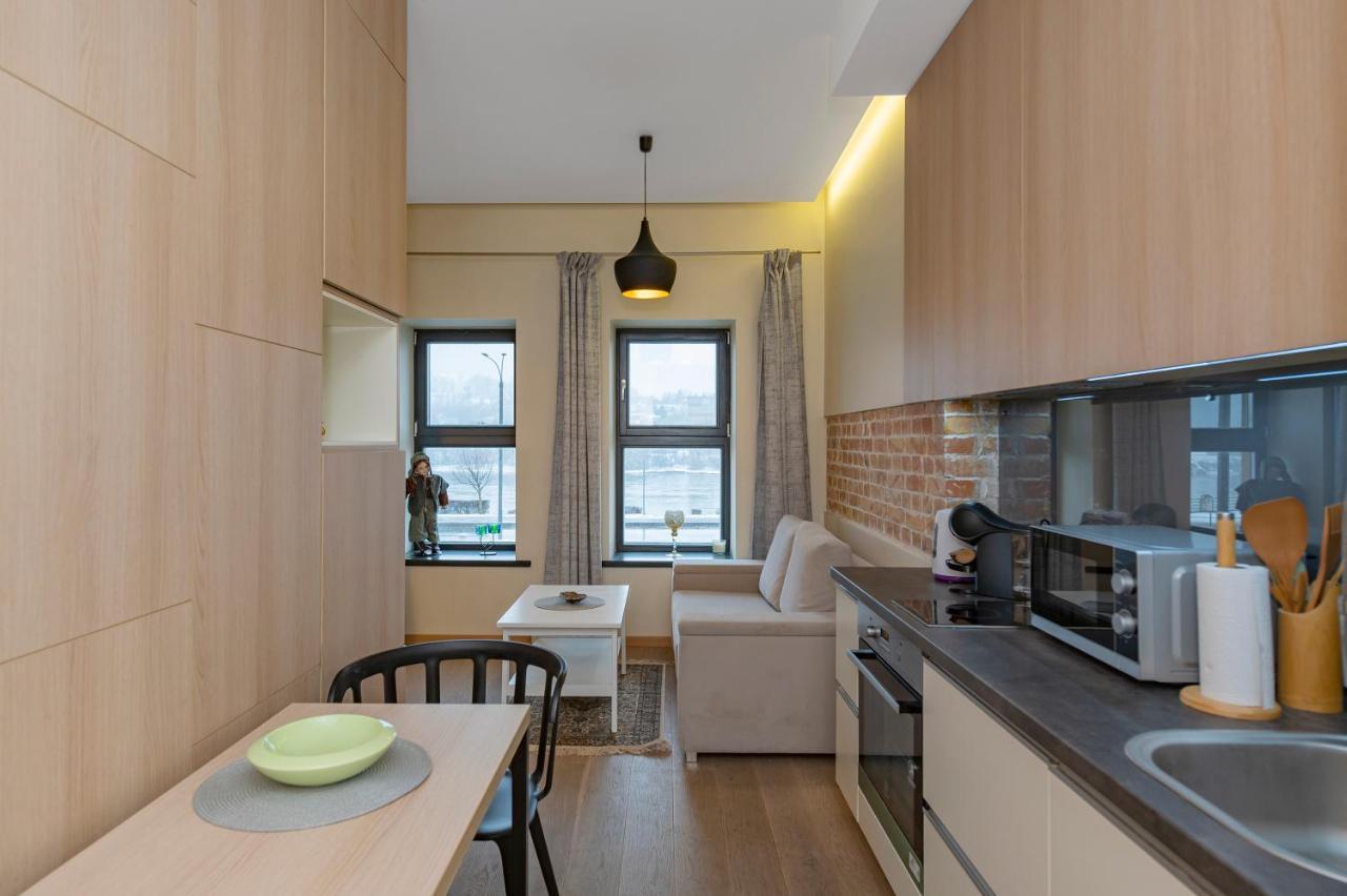 Deluxe River View Apartment By Polo Apartment Kaunas Ngoại thất bức ảnh