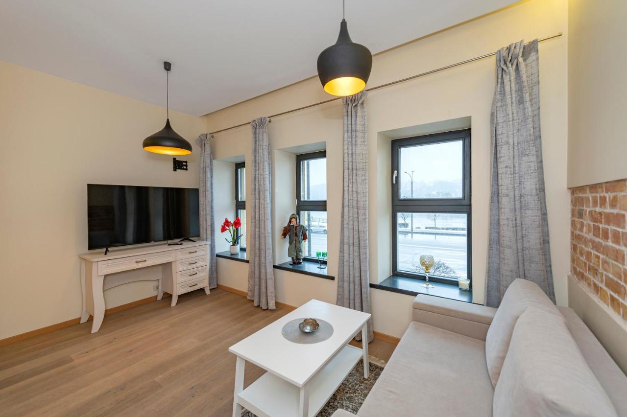 Deluxe River View Apartment By Polo Apartment Kaunas Ngoại thất bức ảnh